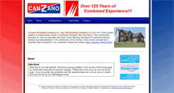Desktop Screenshot of canzanobuilding.com